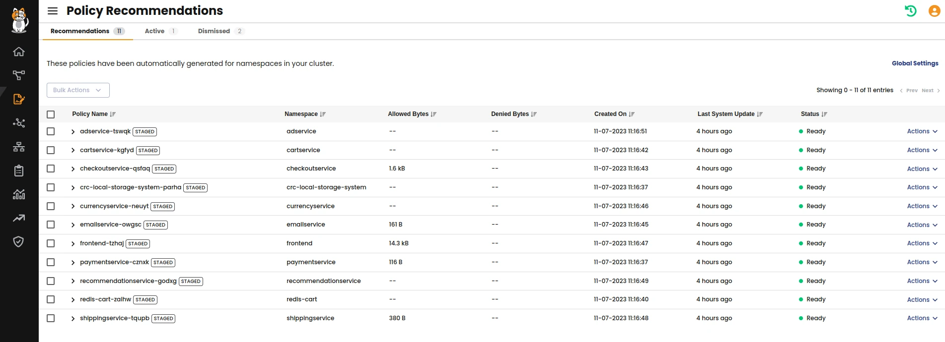 Calico product screenshot