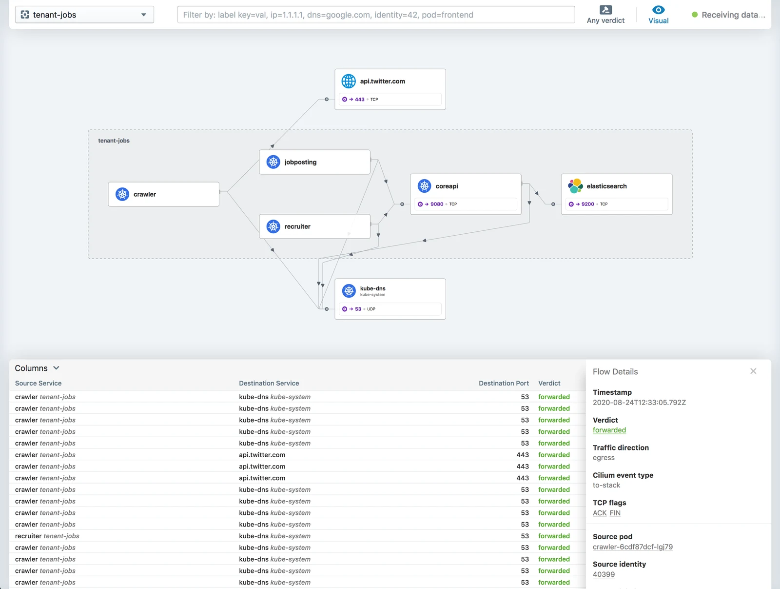 Cilium product screenshot