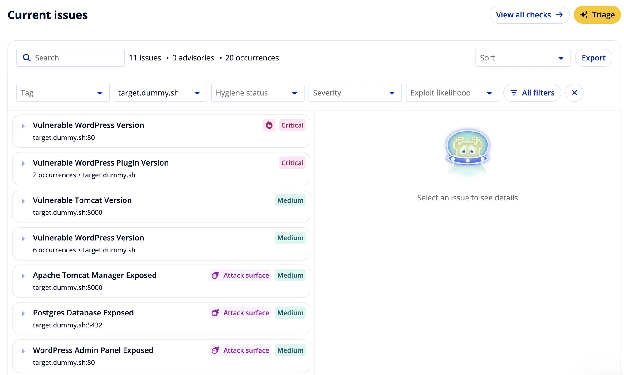 Intruder product screenshot