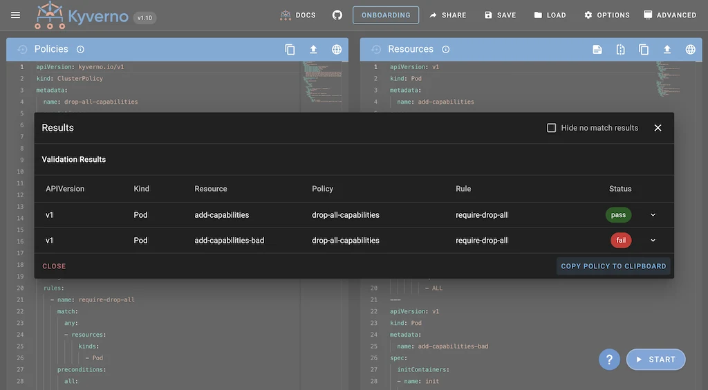 Kyverno product screenshot