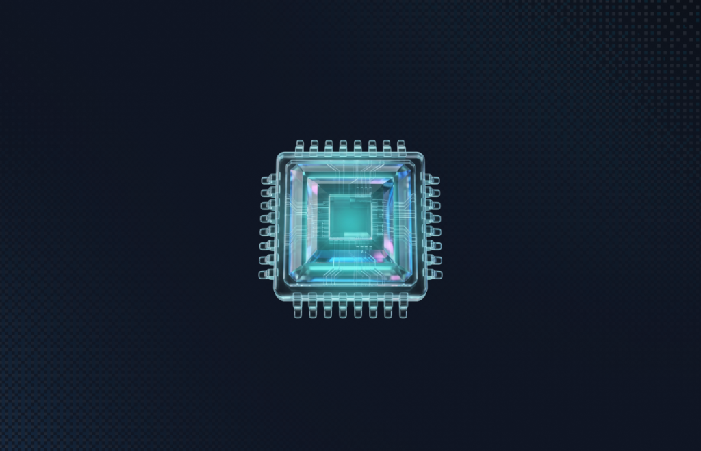 Glass microchip with pins