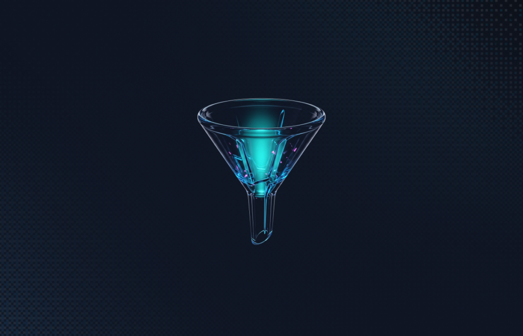 Glass funnel