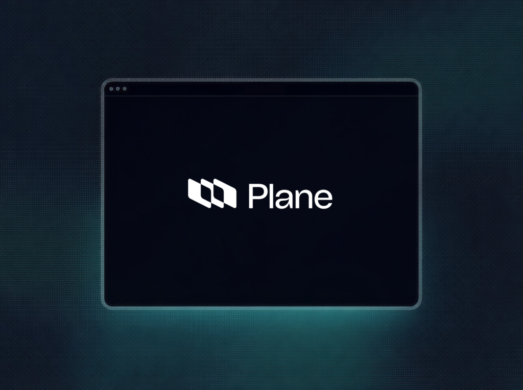 Plane logo in a browser window